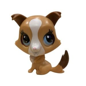 7/$20 LPS Littlest Pet Shop #3358 Collie Dog with Magic Motion Eyes